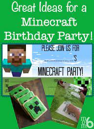 Get up to 35% off. Great Ideas For A Minecraft Birthday Party Momof6