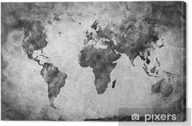 Si vous ne présentez pas la carte grise lors d'un contrôle routier, vous pouvez avoir une une amende pouvant aller jusqu'à 750 €. Tableau Sur Toile Ancienne Vieille Carte Du Monde Un Croquis Grunge Vintage Background Pixers Nous Vivons Pour Changer