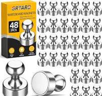 Amazon.com: Grtard 48 Pack Magnetic Push Pins, Fridge ...