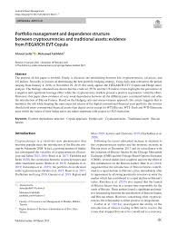 Such assets are priceless and when needed they can fetch a good value but their liquidity is very low. Pdf Portfolio Management And Dependence Structure Between Cryptocurrencies And Traditional Assets Evidence From Fiegarch Evt Copula