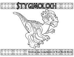 Jurassic World Dr Wu Giveaway True North Bricks Lego Coloring Pages Jurassic World Lego Coloring