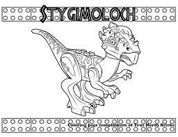 This coloring page pdf includes two versions of the velociraptor. Jurassic World Dr Wu Giveaway True North Bricks Lego Coloring Pages Lego Coloring Jurassic World