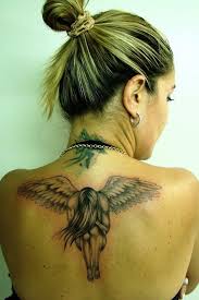 The most popular spot for angel wing designs is between the shoulders, the place where wings would naturally be if humans had them (i wish i had some!). 1001 Ideas For A Beautiful And Meaningful Angel Wings Tattoo