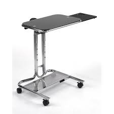 View all product details & specifications. Mobile Laptop Computer Desk Cart With Black Glass Top Fastfurnishings Com