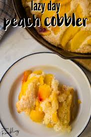 Add milk and stir just until combined. Lazy Day Peach Cobbler Easy Summer Dessert Upstate Ramblings