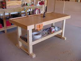 Plans were modified by me from fine woodworking's hybrid roubo bench. Rolling M Workshop Woodworking Bench Woodworking Bench Woodworking Workbench Woodworking Jigs