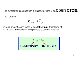 Use graph paper to perform the following transformations. Ppt Composition Of Transformations Powerpoint Presentation Free Download Id 2088251