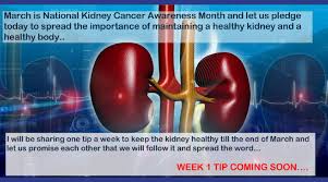 The cancer awareness dates found on this page are officially recognized annually as a national or international awareness date or observance. March Is Kidney Cancer Awareness Month Sidharth Ghosh