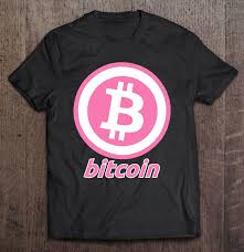 Unique crypto clothing designed and sold by artists for women, men, and everyone. Bitcoin Blockchain Pink White Crypto Apparel
