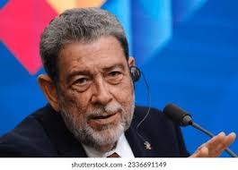 Saint Vincent Grenadines Prime Minister Ralph Stock Photo 2336691149