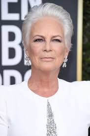 Jamie lee curtis is encouraging anyone who wants to get into better shape to start by loving themselves exactly as they are. Jamie Lee Curtis Makes A Case For Ditching Dye With Her White Hair At The Golden Globes Jamie Lee Curtis Hair Jamie Lee Curtis Haircut Jamie Lee Curtis