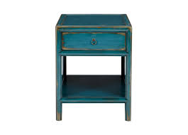 Dynasty End Table Side Tables End Tables Teal Bedside Tables Green Bedside Table