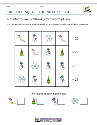 Help your students learn grade 4 math vocabulary with vocabulary review worksheets. Math Christmas Activities 4th Grade
