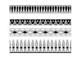 4 Ancient Egyptian Borders By Remittancegirl On Deviantart Ancient Egyptian Egyptian Design Egyptian Design Pattern