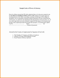 Power Of Attorney Sample Letter Lettering Cover Letter Template Business Plan Template
