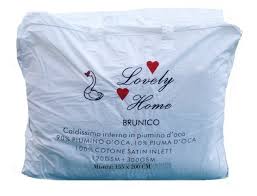 100 piumino doca bianco europeo la parte pi. Unoshopping Piumino 4 Stagioni Letto Matrimoniale 2 Piumini Piuma Vera Oca Bianco Cotone