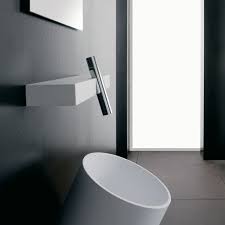 wall mounted single handle washbasin mixer blok line by rubinetterie 3m design giancarlo vegni bathroom sink design sink design contemporary interior design