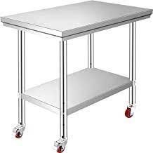 Bhuvan ss 304 3 ft x 2 ft x 2.5 ft stainless steel locker table, for industrial. Amazon Com Stainless Steel Table