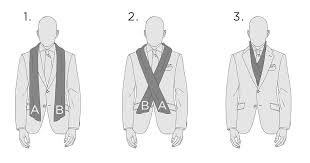 Draw this cute tie by following this drawing lesson. 7 Ways To Wear A Scarf With A Suit For Men Black Lapel