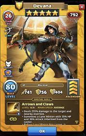 Hero of the month list. Devana July 2021 Hotm Review And Grading Empires And Puzzles Hero Of The Month