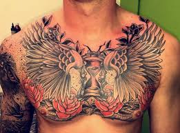 Glorious eagle tattoo on the chest. 65 Best Angel Wings Tattoos Designs Meanings Top Ideas 2019