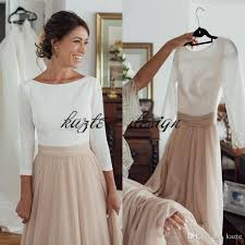Two Tone Dresses For Fashionistas Two Tone Dresses Discount Two Tone Country L Top Wedding Dress Designers Casual Wedding Guest Dresses Wedding Dress Necklines