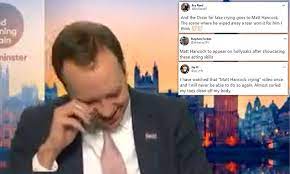 An emotional matt hancock cried live on tv as britons received the pfizer covid vaccine.the health secretary became tearful on good morning britain as he. Gmb Viewers Cringe As Matt Hancock Cries At First Vaccinations Daily Mail Online