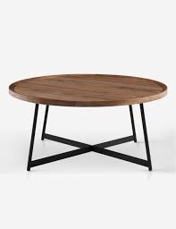Gweneth Round Coffee Table Walnut In 2020 Coffee Table Round Metal Coffee Table Round Coffee Table