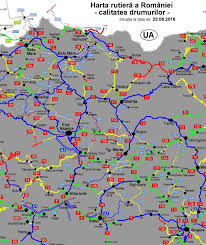 Olanesti, voineasa, ciungetu, horezu, calimanesti si altele: Harta Actualizata Cu Starea Drumurilor Din Romania Iunie 2016