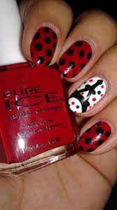 Miraculous Ladybug Nails Ladybug Nails Ladybug Nail Art Anime Nails