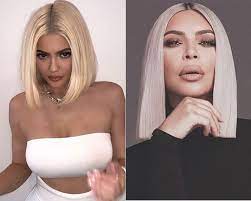 Kim Kardashian Kylie Jenner S Best Look Alike Photos Kylie Jenner Blonde Hair Blonde Hair Kylie Kylie Jenner Short Hair