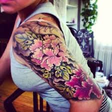 Japanese tattoos, or irezumi, enjoy a unique design, usually described by vibrant colors and bold designs. Sleeve Tattoos For Women Ideas And Designs For Girls