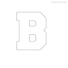 They appreciate actively playing and discovering point through color, thing, develop. Stencil Letters B Printable Free B Stencils Stencil Letters Org