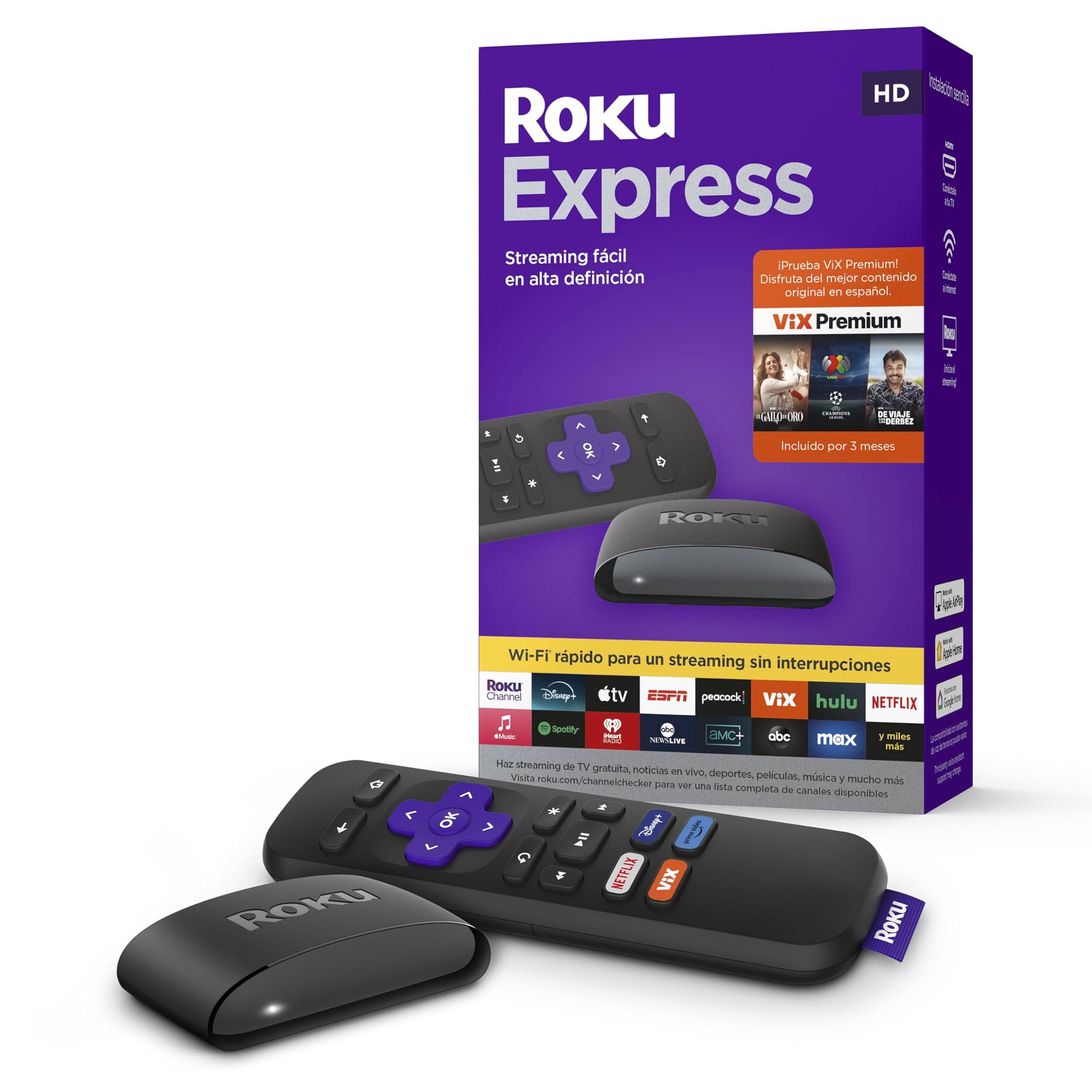 Roku Express HD Streaming Device with VIX Premium
