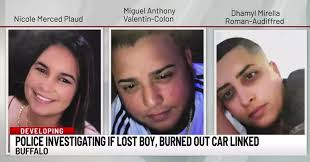 MISSING Individuals: Nicole Merced Plaud, 24 Miguel Anthony Valentin-Colon,  31 Dhamyl Mirella Roman-Audiffred Buffalo, NY Last contact Sept 15th, 2019  ▫UPDATE 11/26: Bodies found in burning car positively IDed as parents:  https://m.facebook.com/story ...