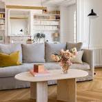 Table Basse Oblong en Travertin Beige | Modèle Maja