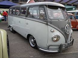 Image result for Medium Gray 1950 VW Bus