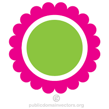 Circle Flower Vector Clip Art Flower Download Clip Art Free Vector Art