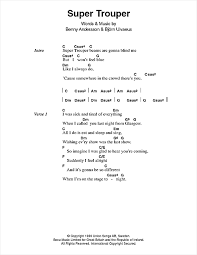 I know it's gonna mean so much tonight. Abba Super Trouper Sheet Music Notes Chords Lyrics Chords Download Pop 46846 Pdf