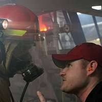 Master-at-Arms 1st Class Robert J. Schmidt explains how to perform a mach  takedown during a sentry course aboard the Arleigh Burke-class  guided-missile destroyer USS Preble (DDG 88).