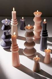 Illume Medium Geo Pillar Shaped Candle Candle Shapes Unscented Candle Candles Trends