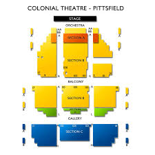 colonial theatre pittsfield 2019 seating chart