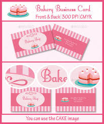 Contoh id card dan name tag yang pernah kami buat : Bakery Shop Business Card By Artistmedia Graphicriver