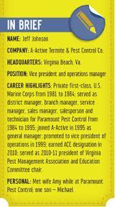 For more than 30 years, we have been local leaders in friendly, effective, and trustworthy pest control services. 2011 Leadership Winner Jeff Johnson Pct Pest Control Technology