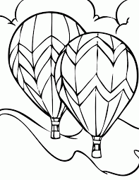Download balloon cut out template. Hot Air Balloon Coloring Pages Free Printable Coloring Home
