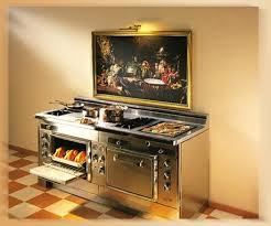 E Coumartin Naturally There S An Oil Painting Above Appliances Should Be More Than Utilitarian Holzherd Herd Kuche