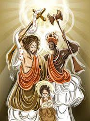 São joão batista em foco. Xango E Sao Joao Batista By Oradine Sao Joao Batista Orisha African Mythology