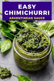 Authentic Chimichurri Recipe Chimichurri Sauce Argentina Chimichurri Recipe Interesting Food Recipes Easy Cooking Recipes