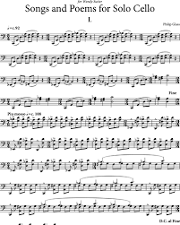 Pillow covers design depends on vertical cutting pattern. Philip Glass Songs And Poems For Solo Cello Cello Sheet Music Nkoda