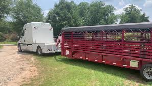 Can fit 2 round bales. Neckover Trailer Mfg Home Facebook